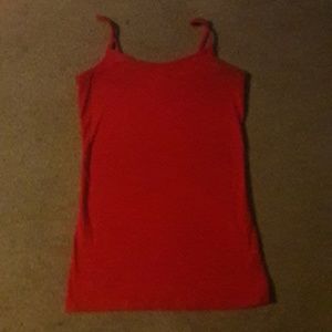 Red tank top